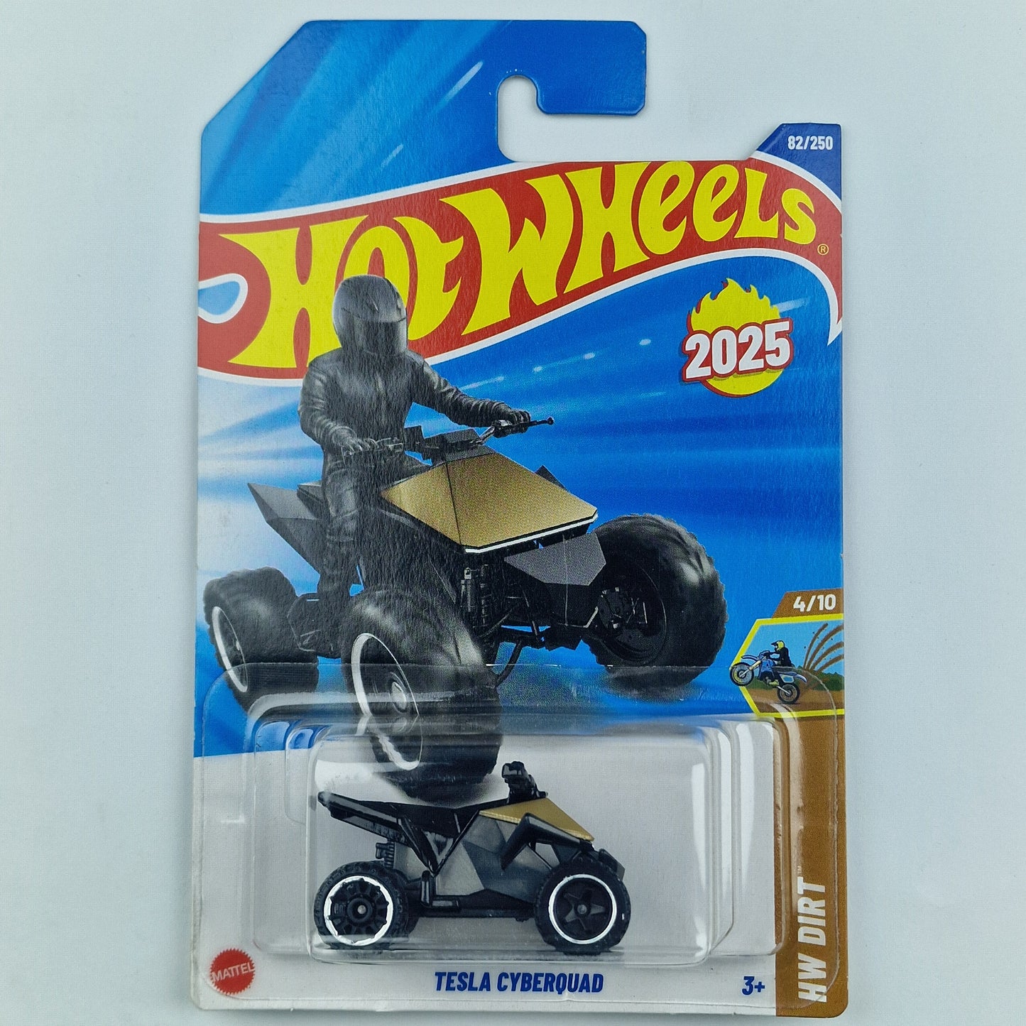 Hot Wheels Tesla Cyberquad Golden