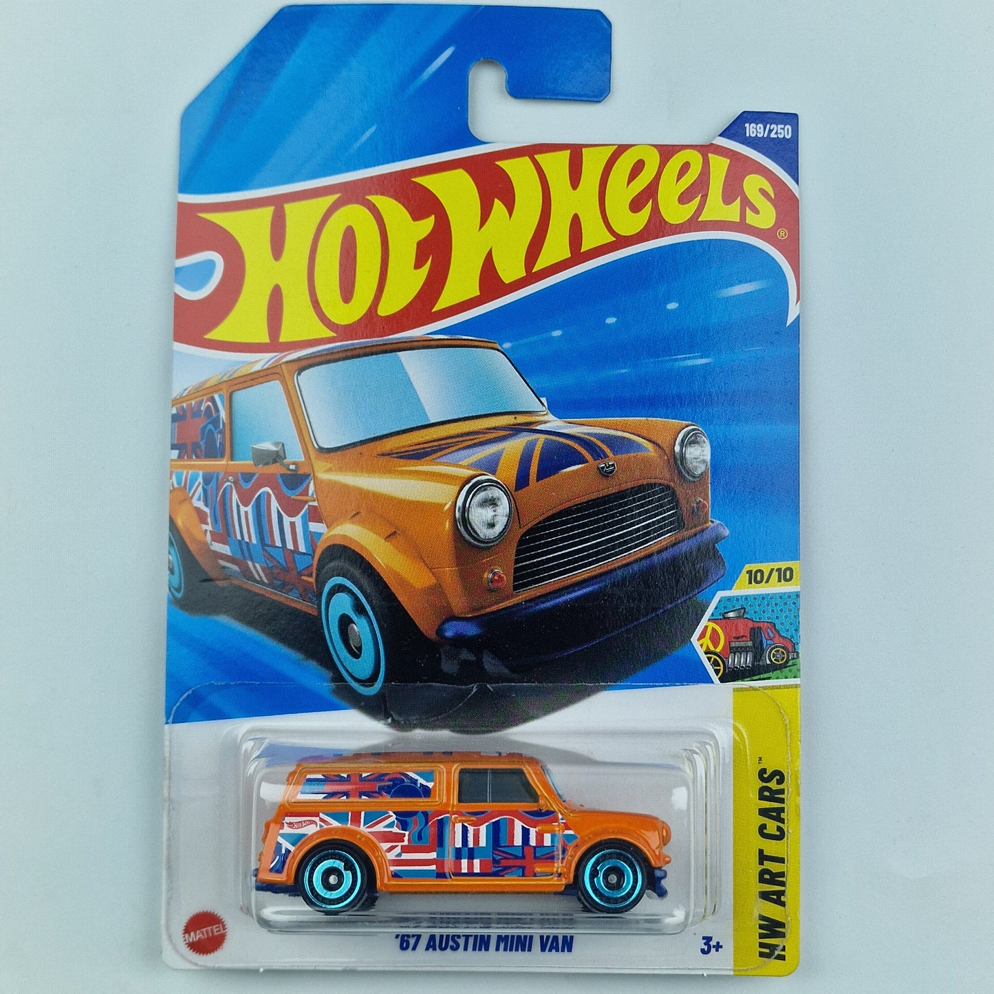 Hot Wheels 67 Austin Mini Van Orange