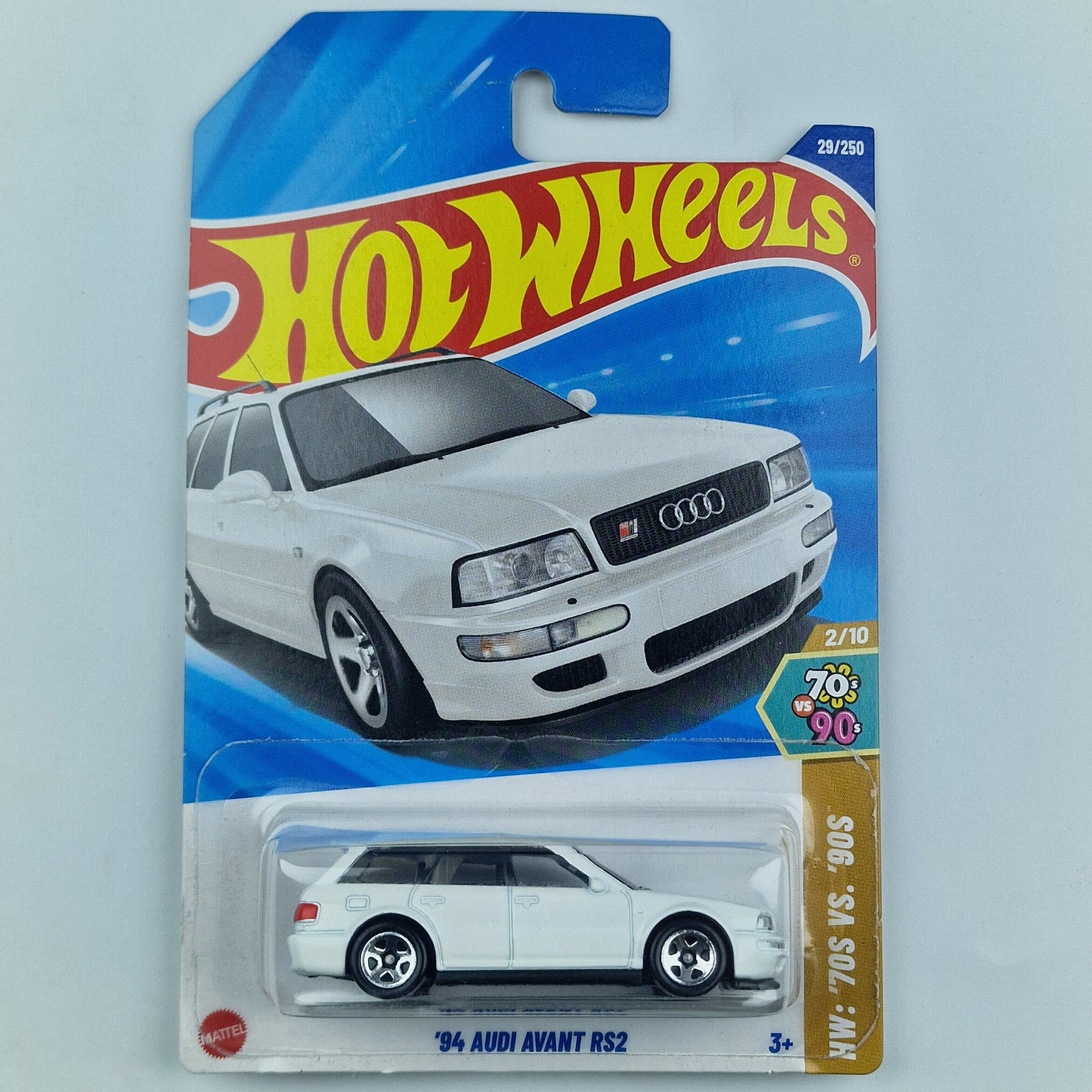 Hot Wheels 94 Audi Avant RS2 White