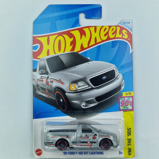 Hot Wheels 99 Ford F-150 SVT Lightning Silver