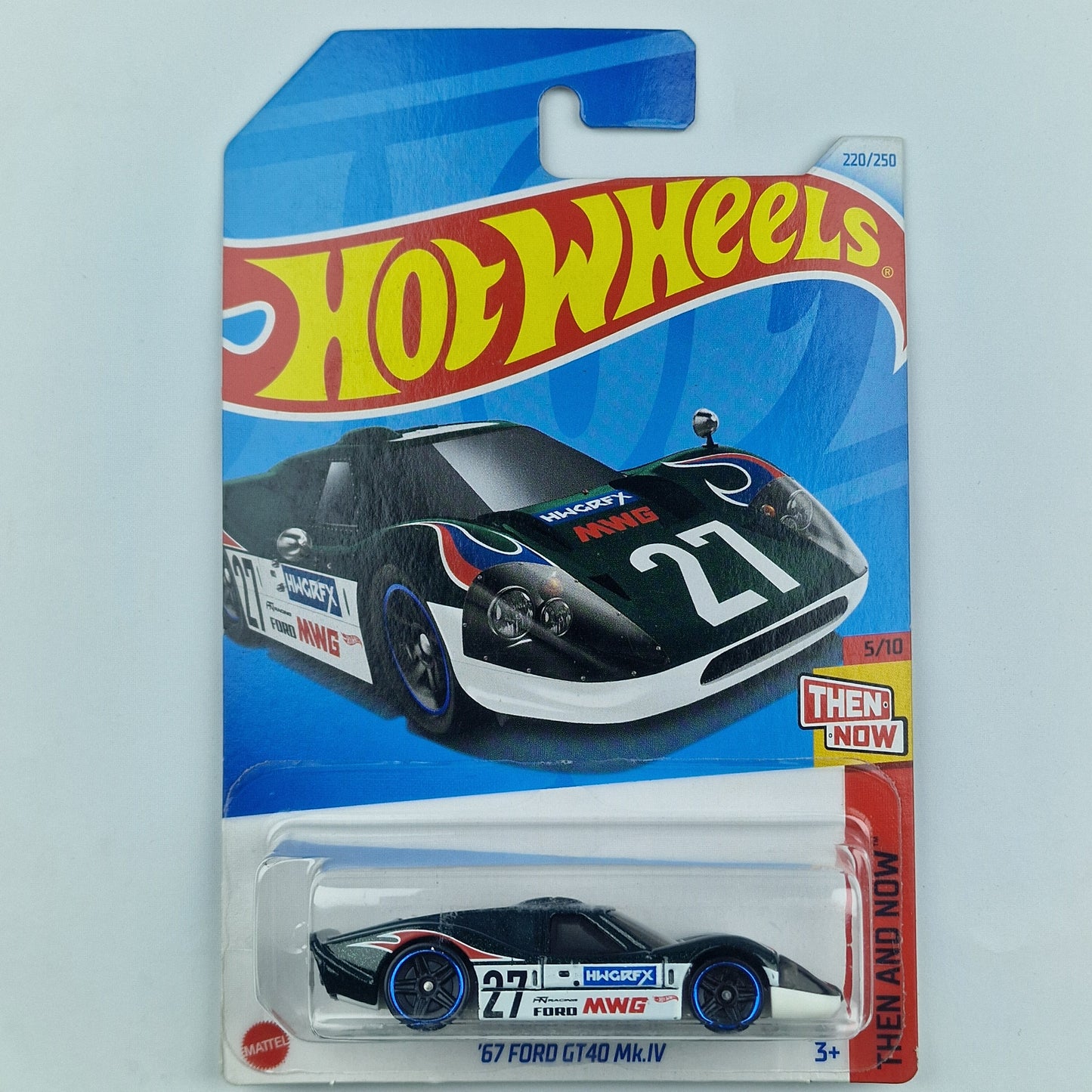 Hot Wheels 67 FORD GT4O Mk.IV Green