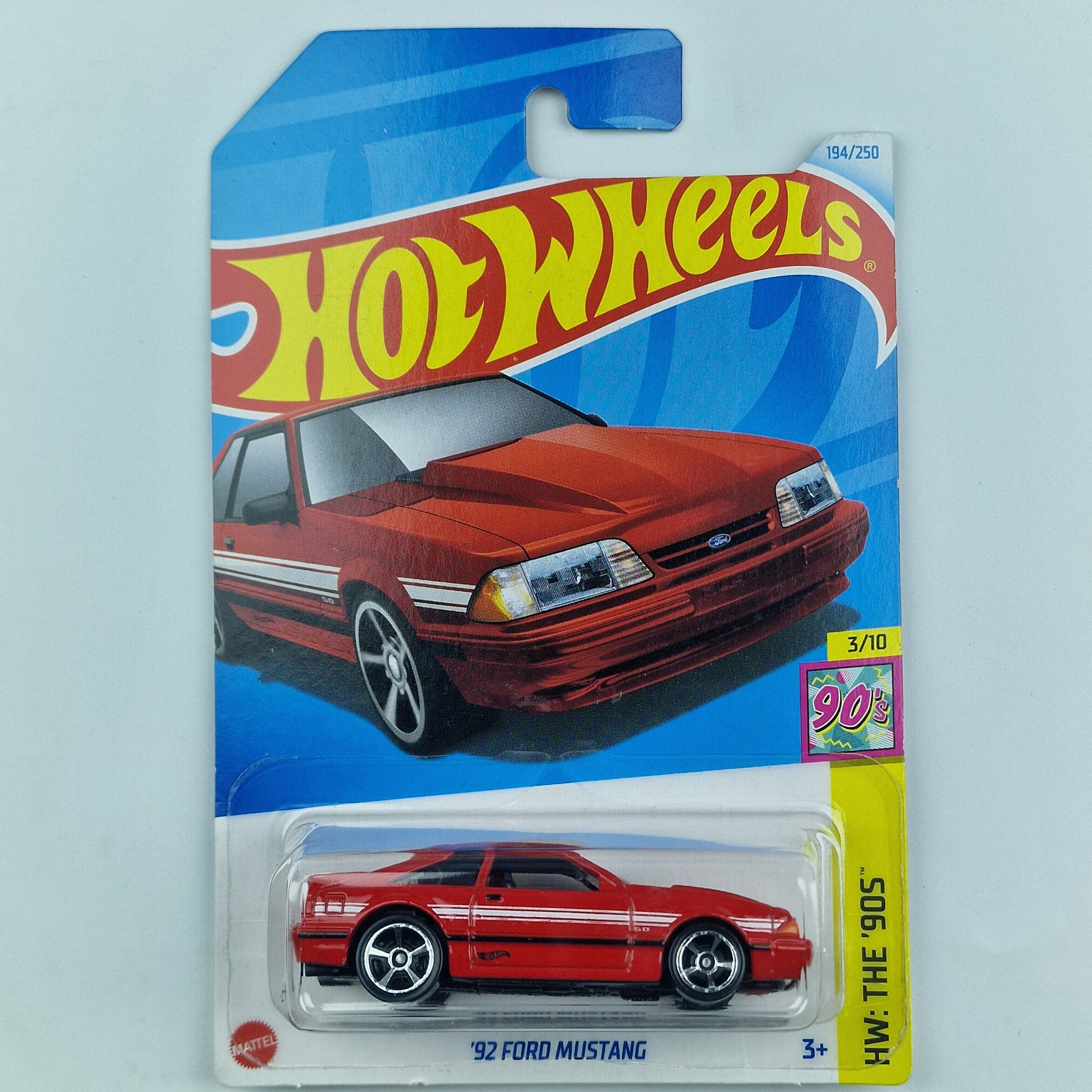 Hot Wheels 92 Ford Mustang Red