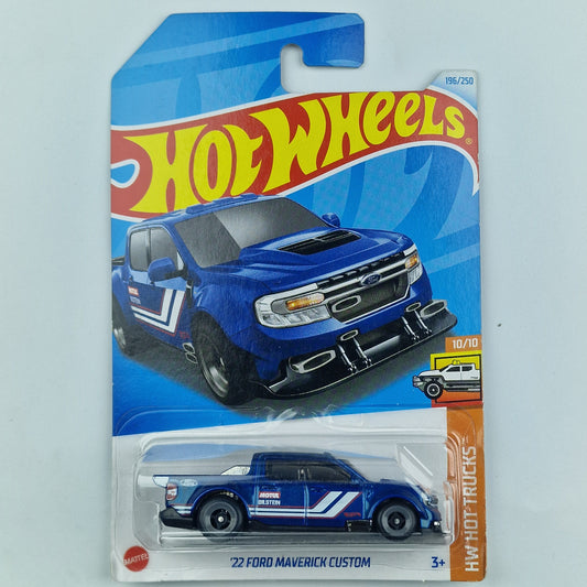 Hot Wheels 22 Ford Maverick Custom Blue