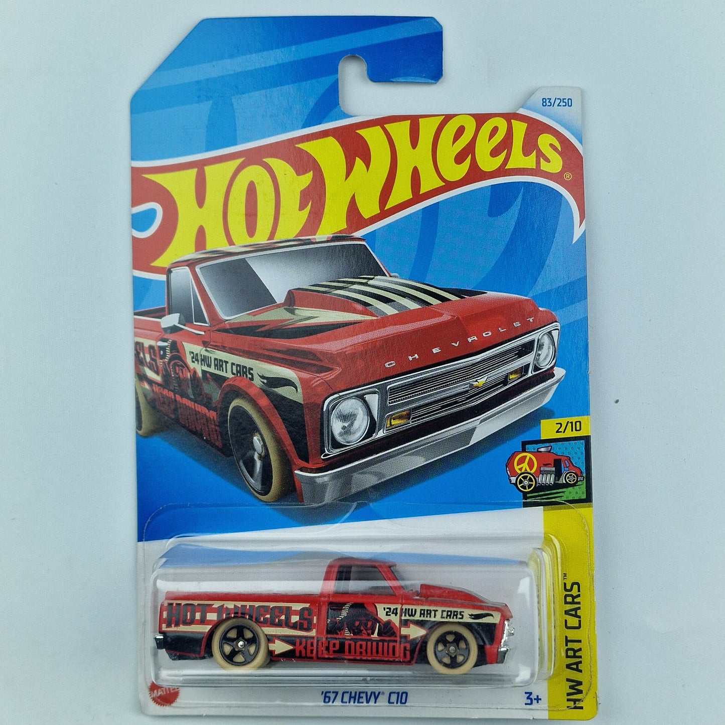 Hot Wheels 67 Chevy C10 Red