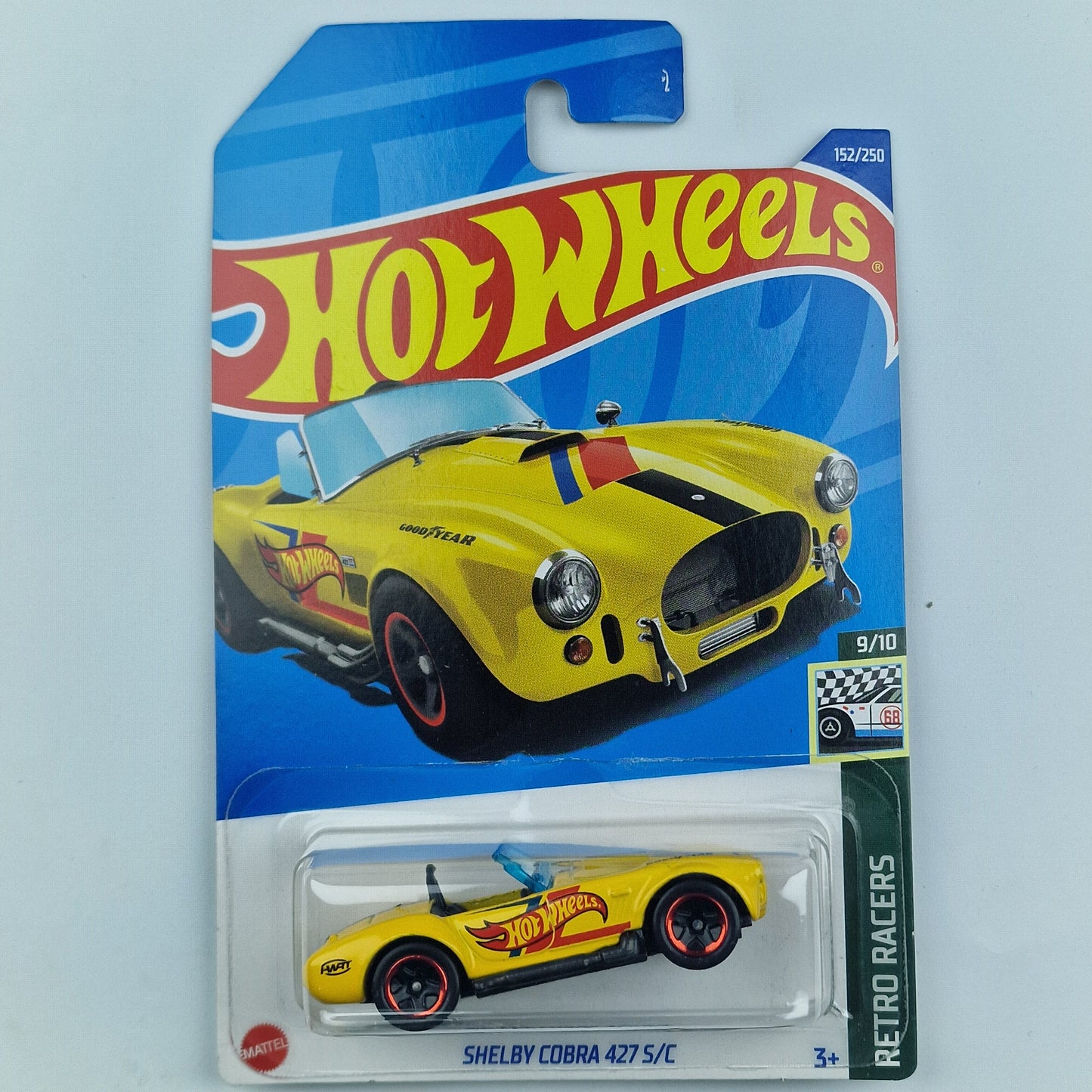 Hot Wheels SHELBY COBRA 427 S/C Yellow