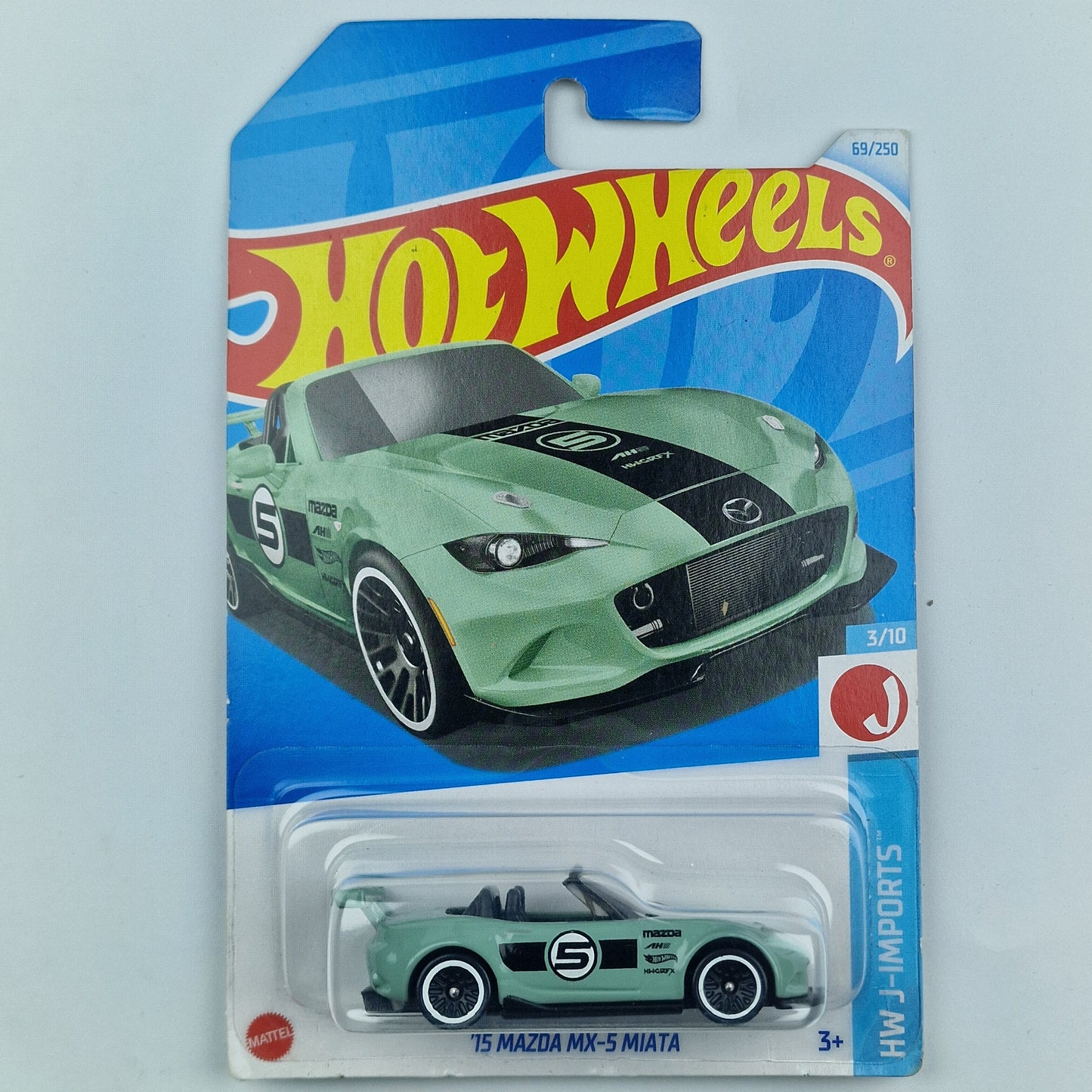 Hot Wheels 15 Mazda MX-5 Miata Green