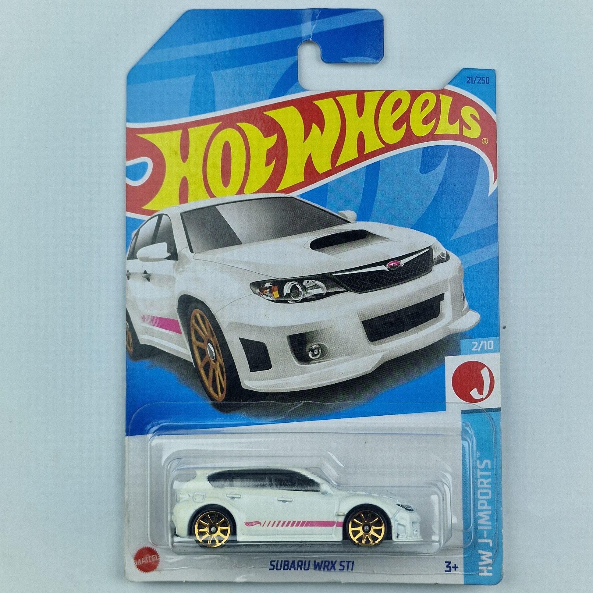 Hot Wheels Subaru WRX STI White