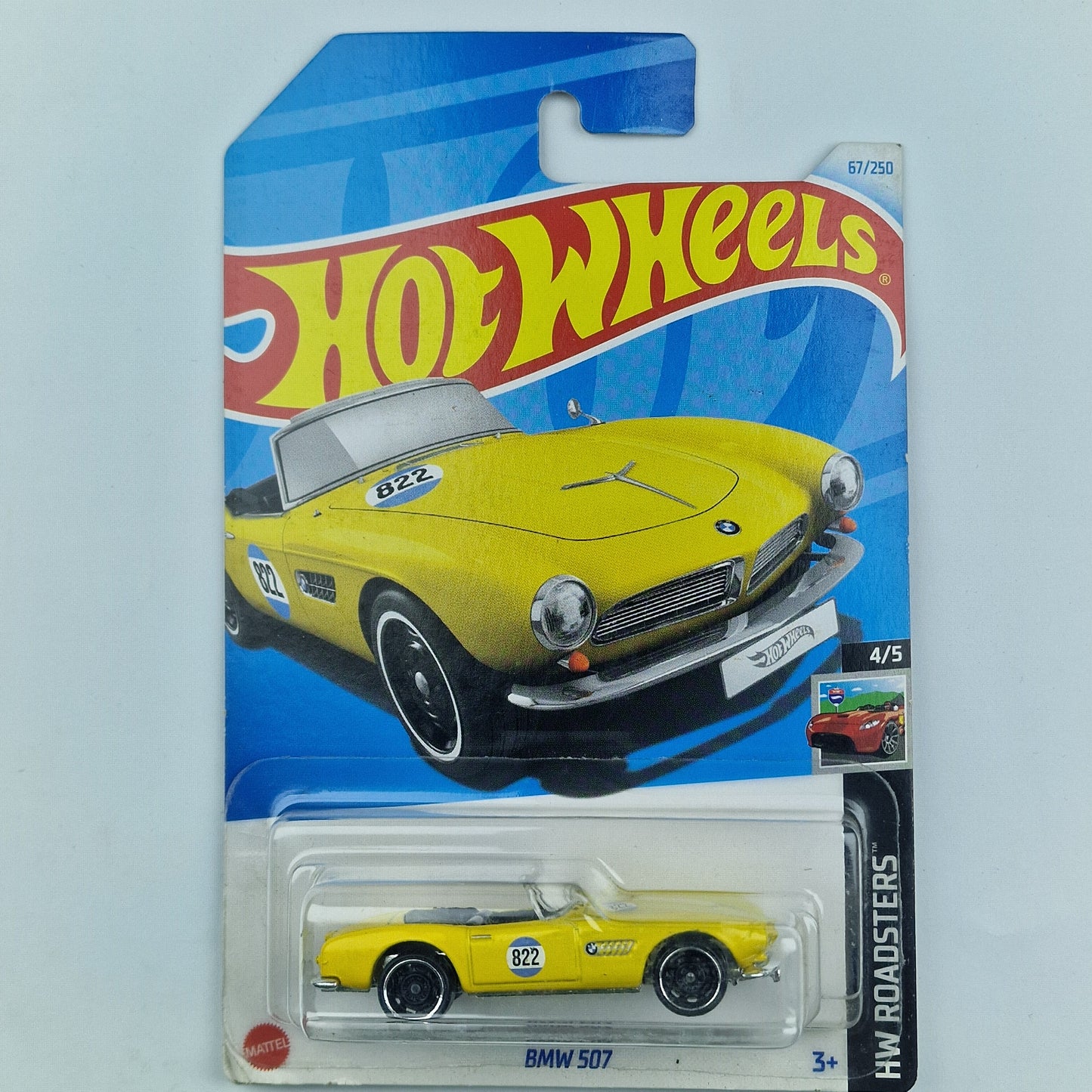 Hot Wheels BMW 507 Yellow