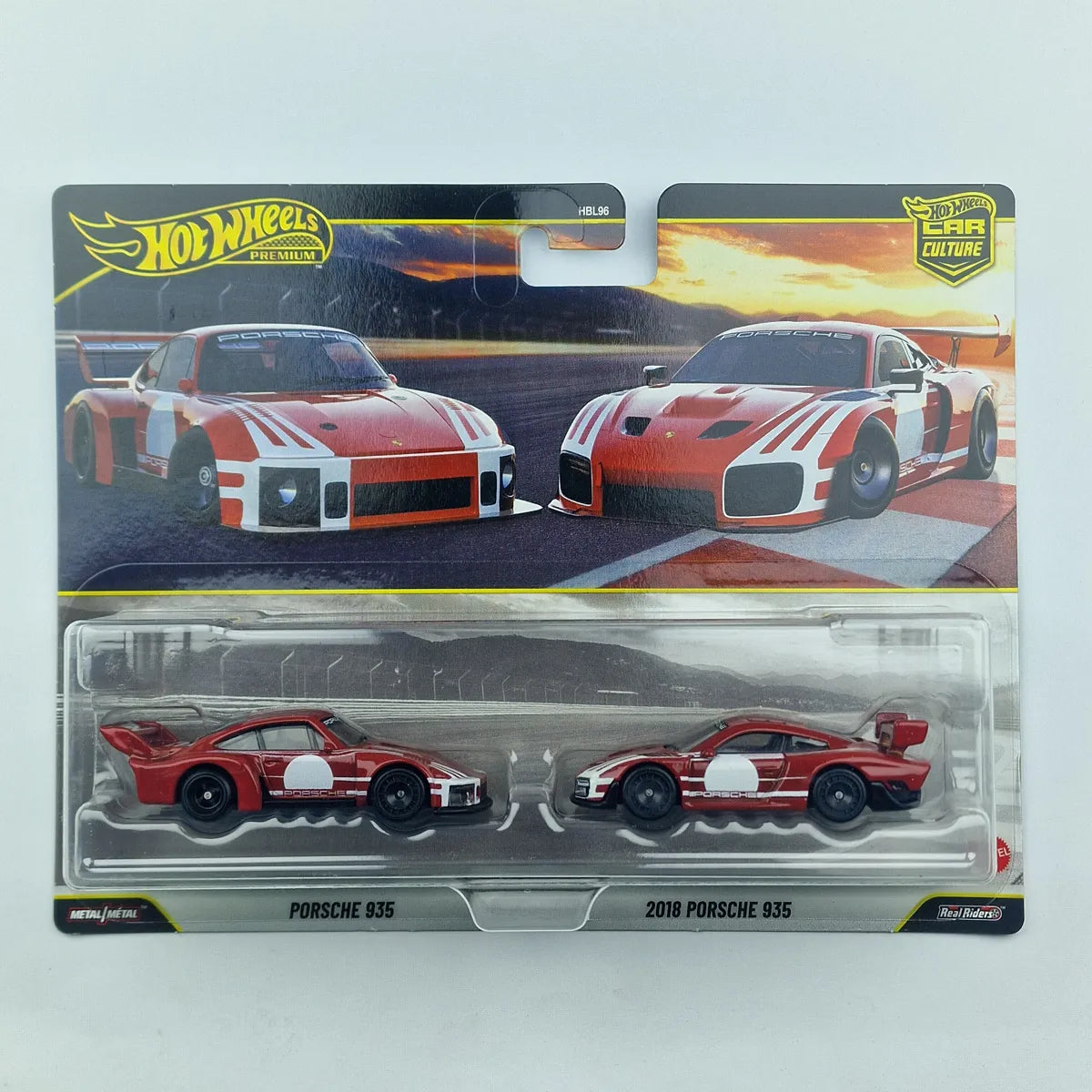 Hot Wheels Premium Porsche 2 Pack Red