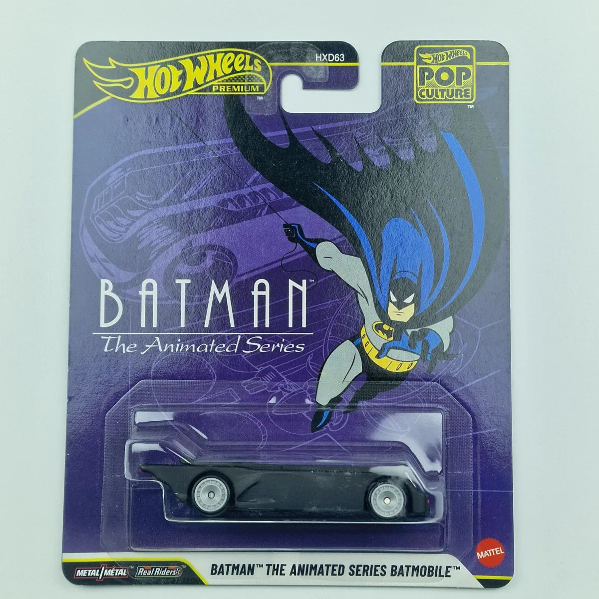 Hot Wheels Premium Batman The Animated Series Batmobile Black