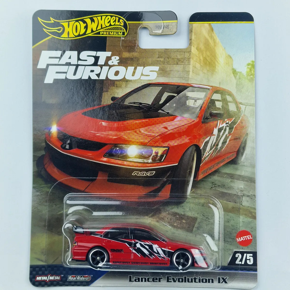 Hot Wheels Premium Lancer Evolution IX Fast and Furious Red