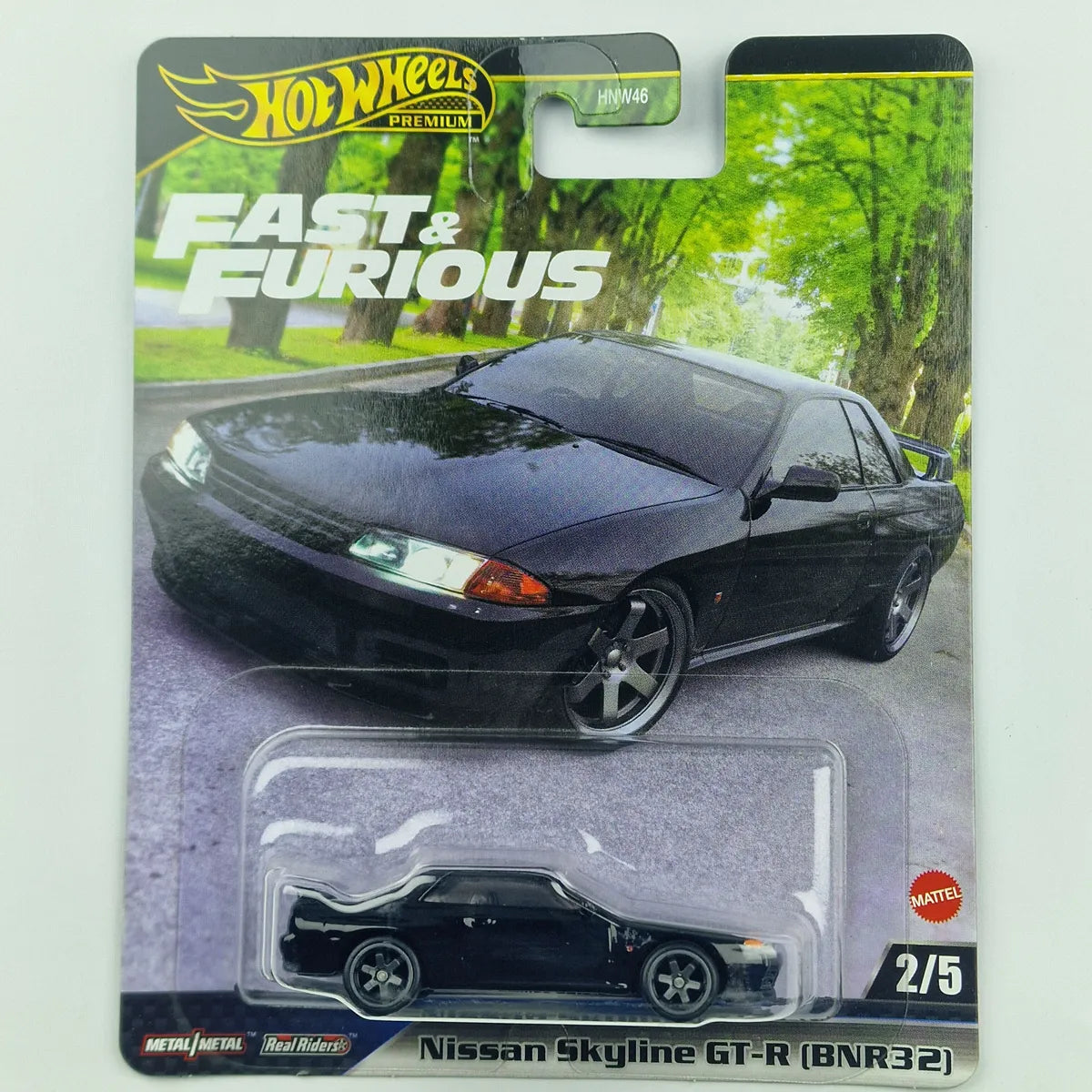 Hot Wheels Premium Nissan Skyline GT-R BNCR32 Fast and Furious Black