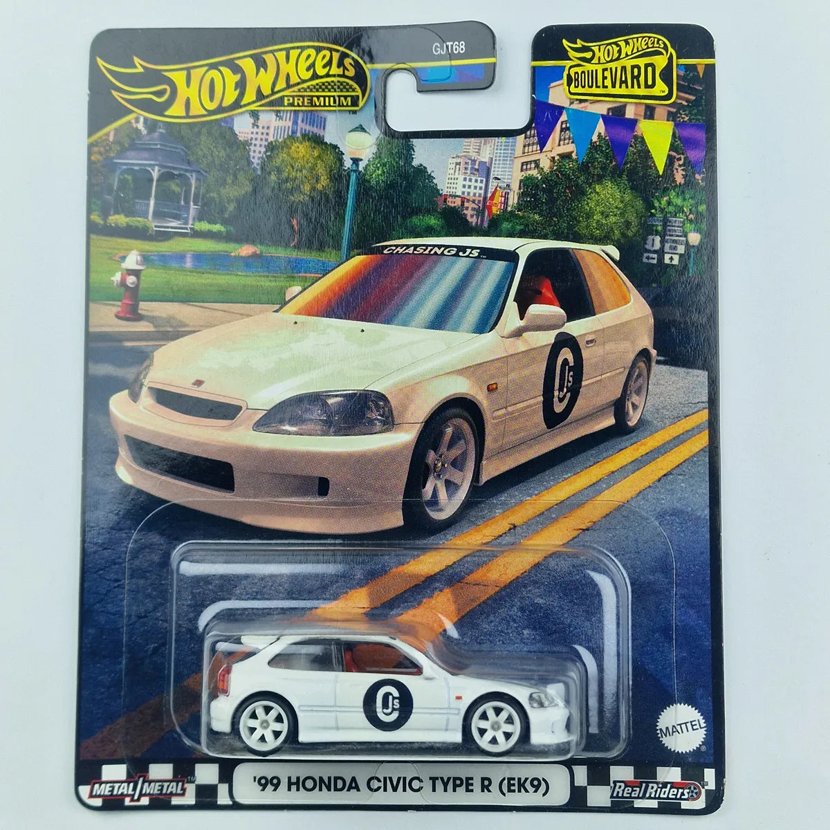 Hot Wheels Premium 99 Honda Civic Type R EK9 White
