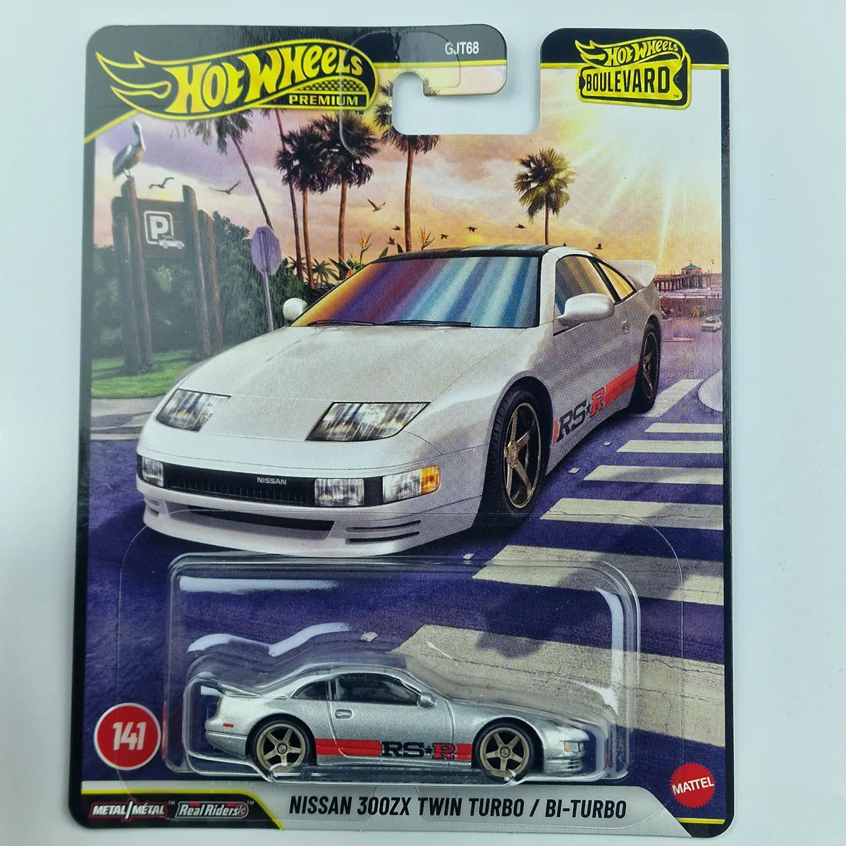 Hot Wheels Premium Nissan 300ZX Twin Turbo Silver