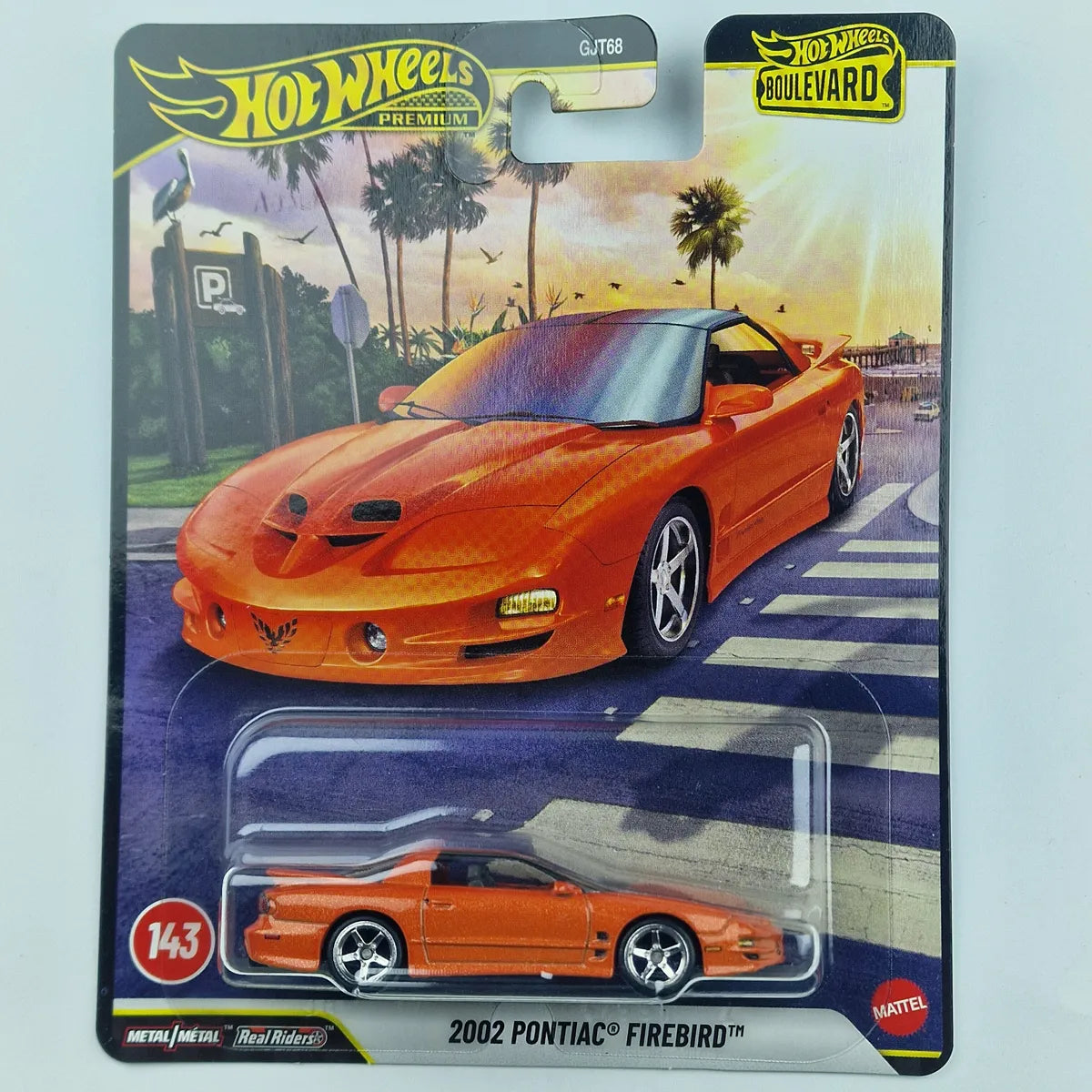 Hot Wheels Premium 2002 Pontiac Firebird Orange