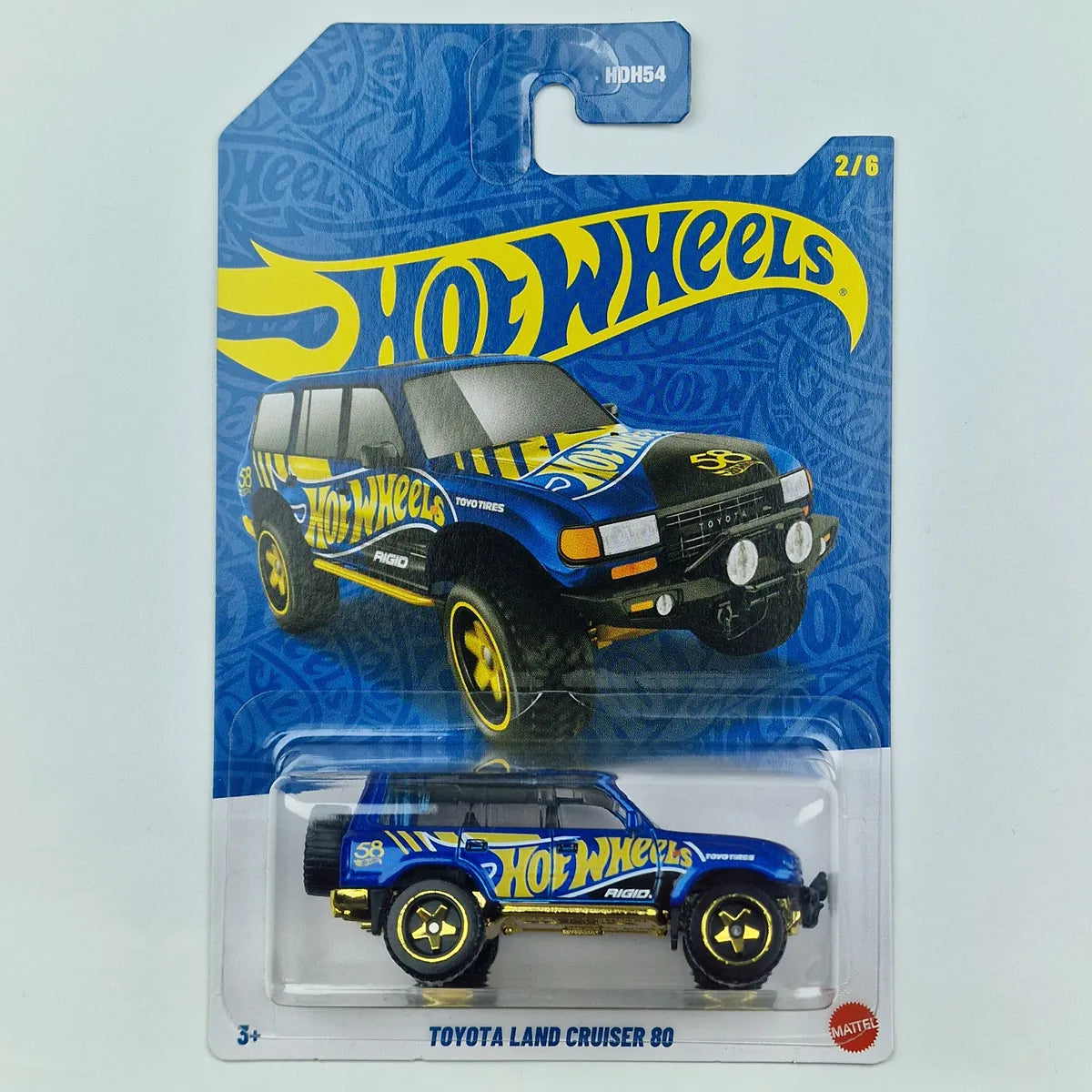 Hot Wheels Toyota Land Cruiser 80 58th Anniversary Blue