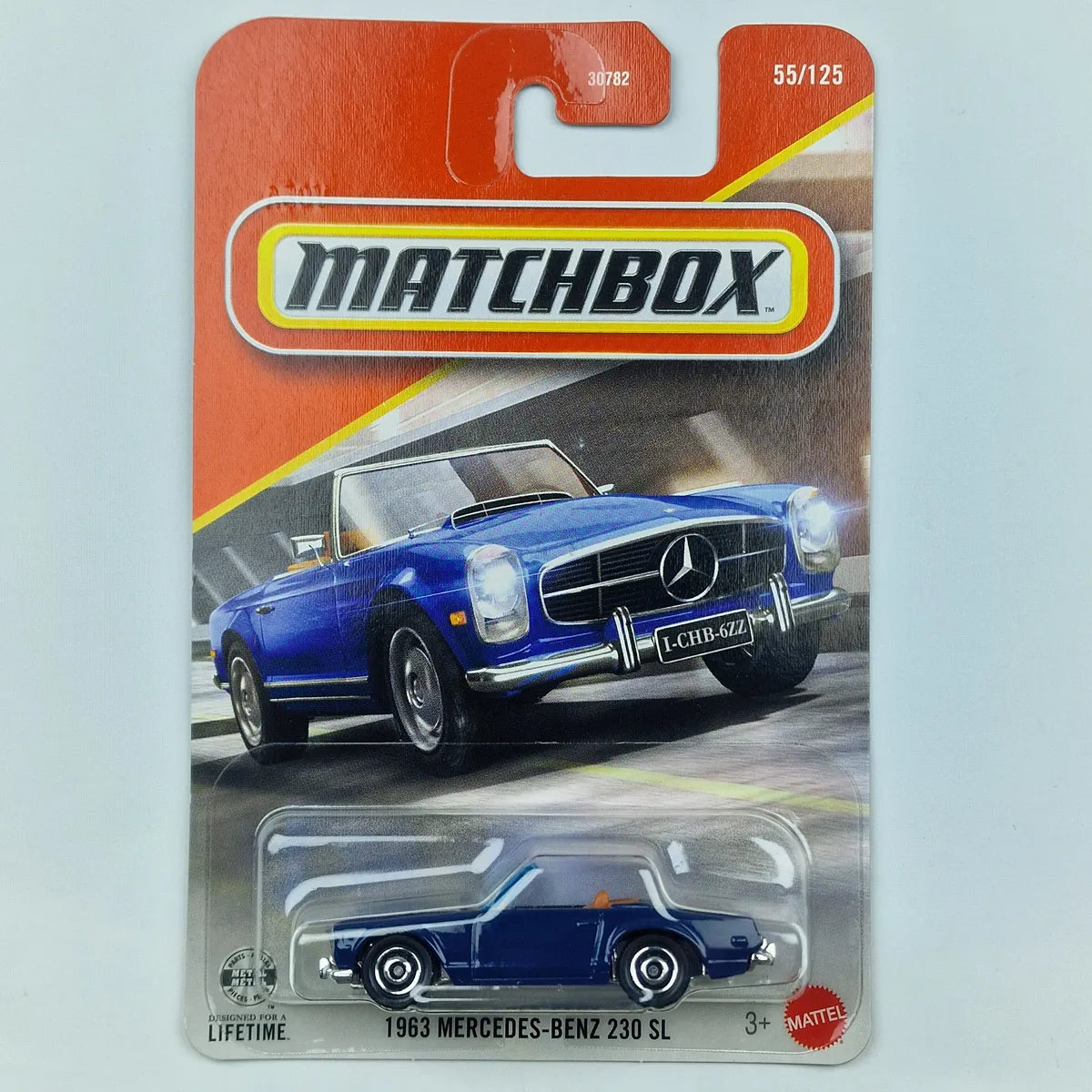 MatchBox 1963 Mercedes-Benz 230 SL Blue