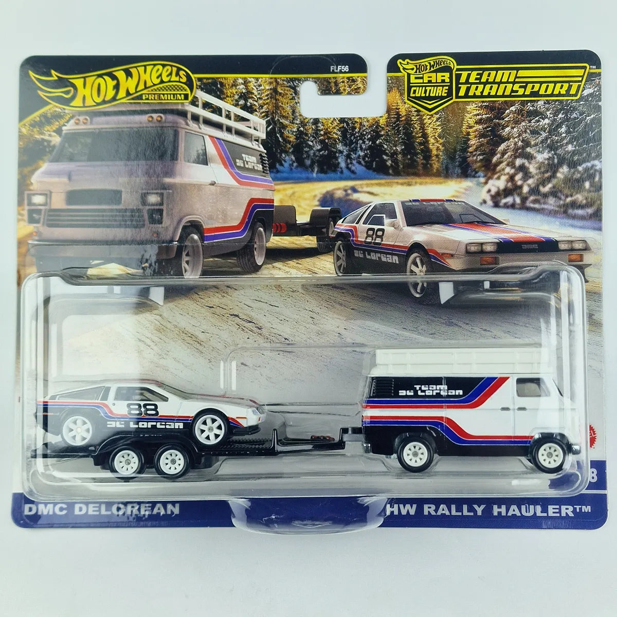 Hot Wheels Team Transport DMC Delorean