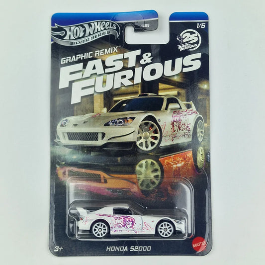 Hot Wheels Silver Series Fast and Furious Honda S2000 White