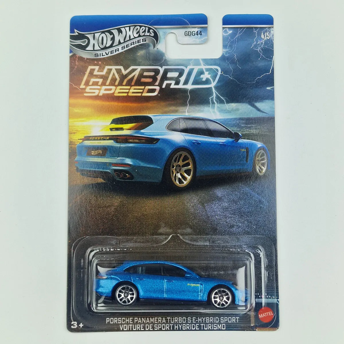 Hot Wheels Silver Series Porsche Panamera Turbo S E-Hybrid Sport Blue