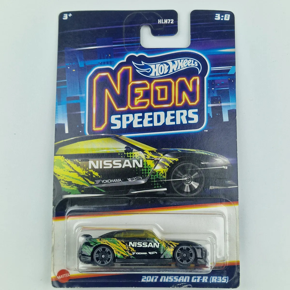 Hot Wheels Neon Speeders 2017 NIssan GT-R R35