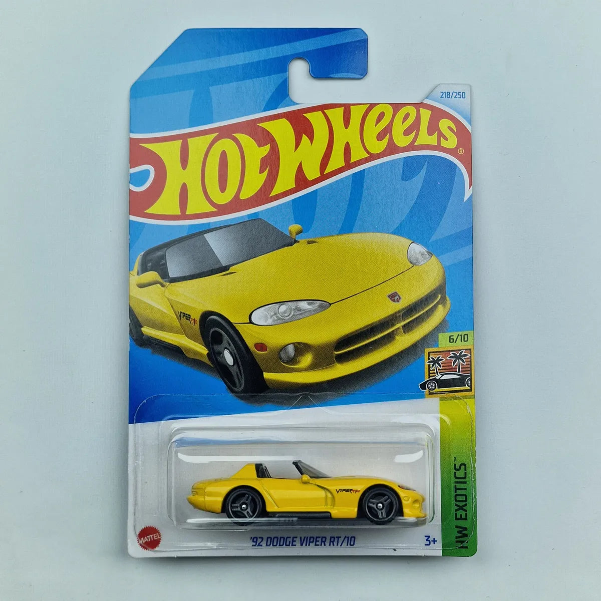 Hot Wheels 92 Dodge Viper RT/10 Yellow