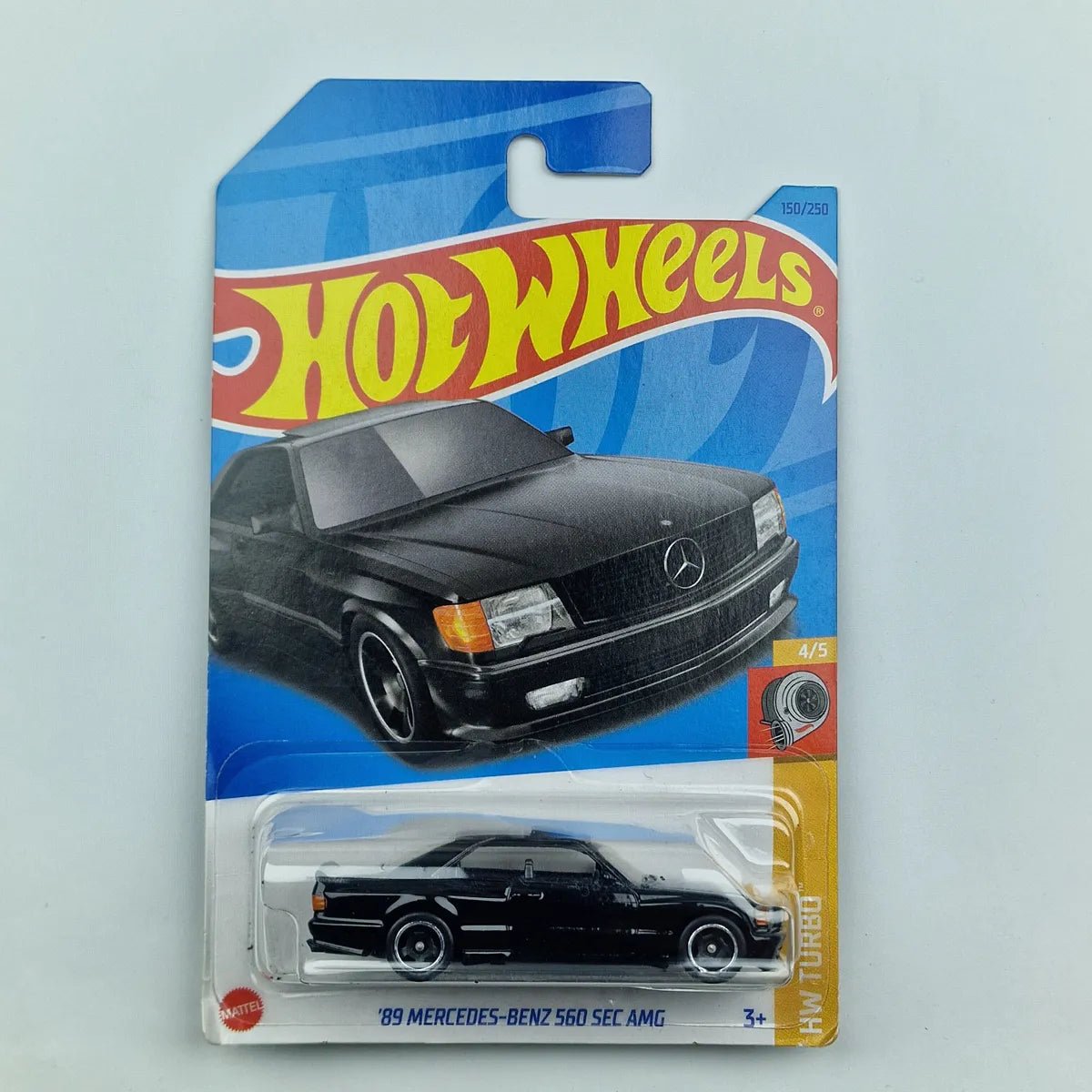 Hot Wheels 89 Mercedes-Benz 560 Sec AMG Black