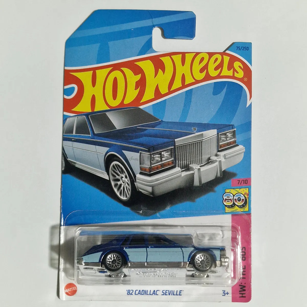 Hot Wheels 82 Cadillac Seville Blue