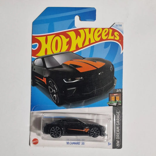 Hot Wheels 18 Camaro SS Black