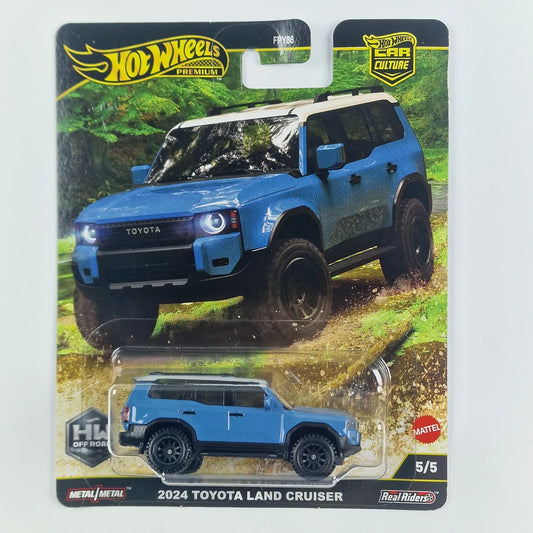 Hot Wheels Premium 2024 Toyota Land Cruiser Blue
