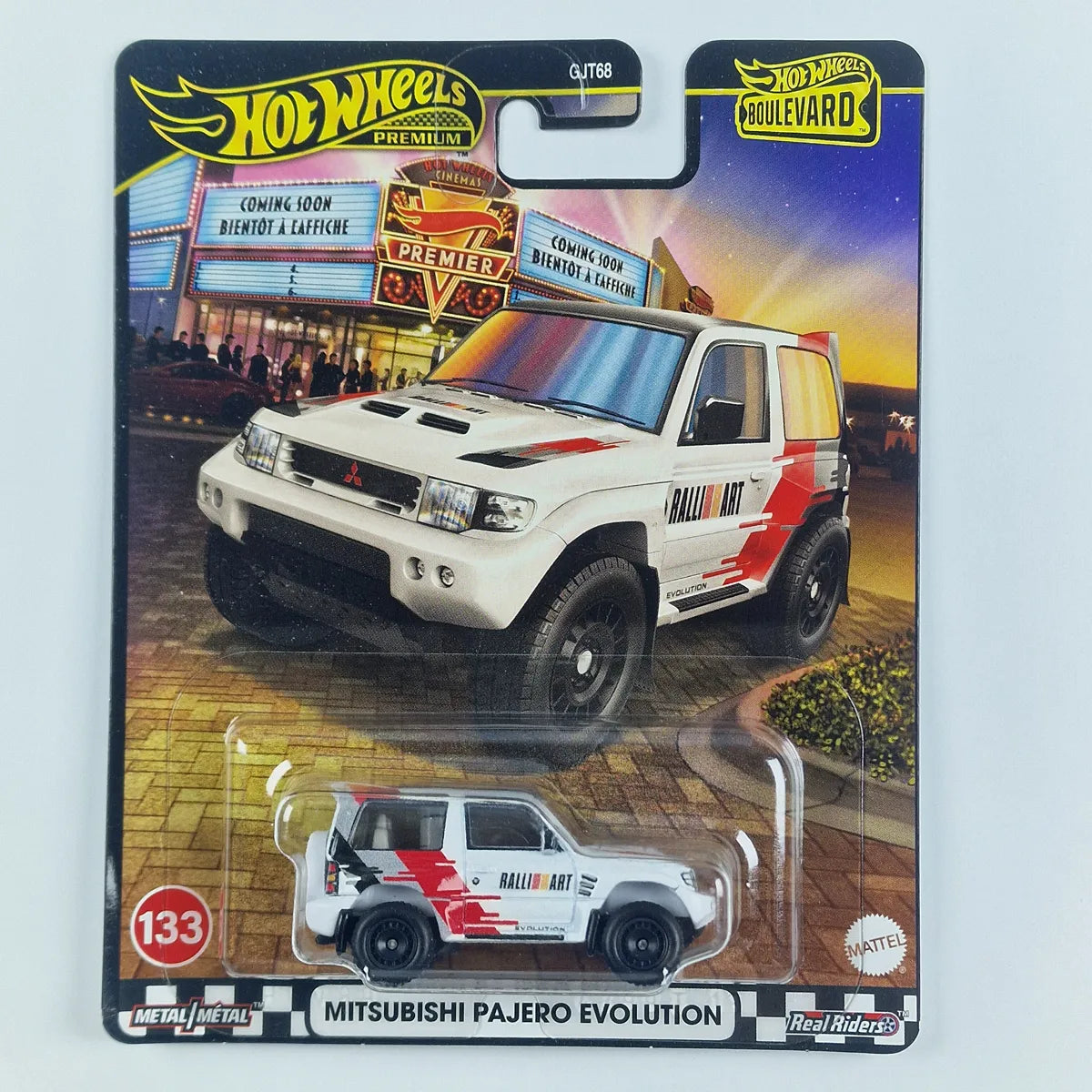 Hot Wheels Premium Mitsubishi Pajero Evolution White