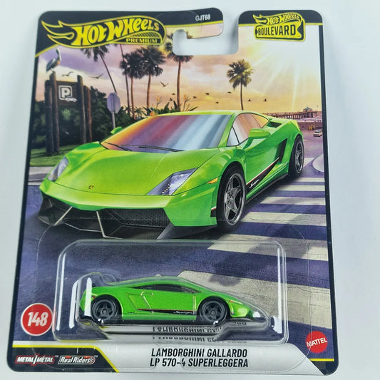 Hot Wheels Premium Lamborghini Gallardo LP 570-4 Superleggera Green
