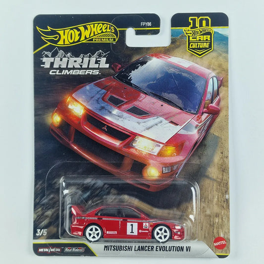 Hot Wheels Premium Mitsubishi Lancer Evolution VI Red