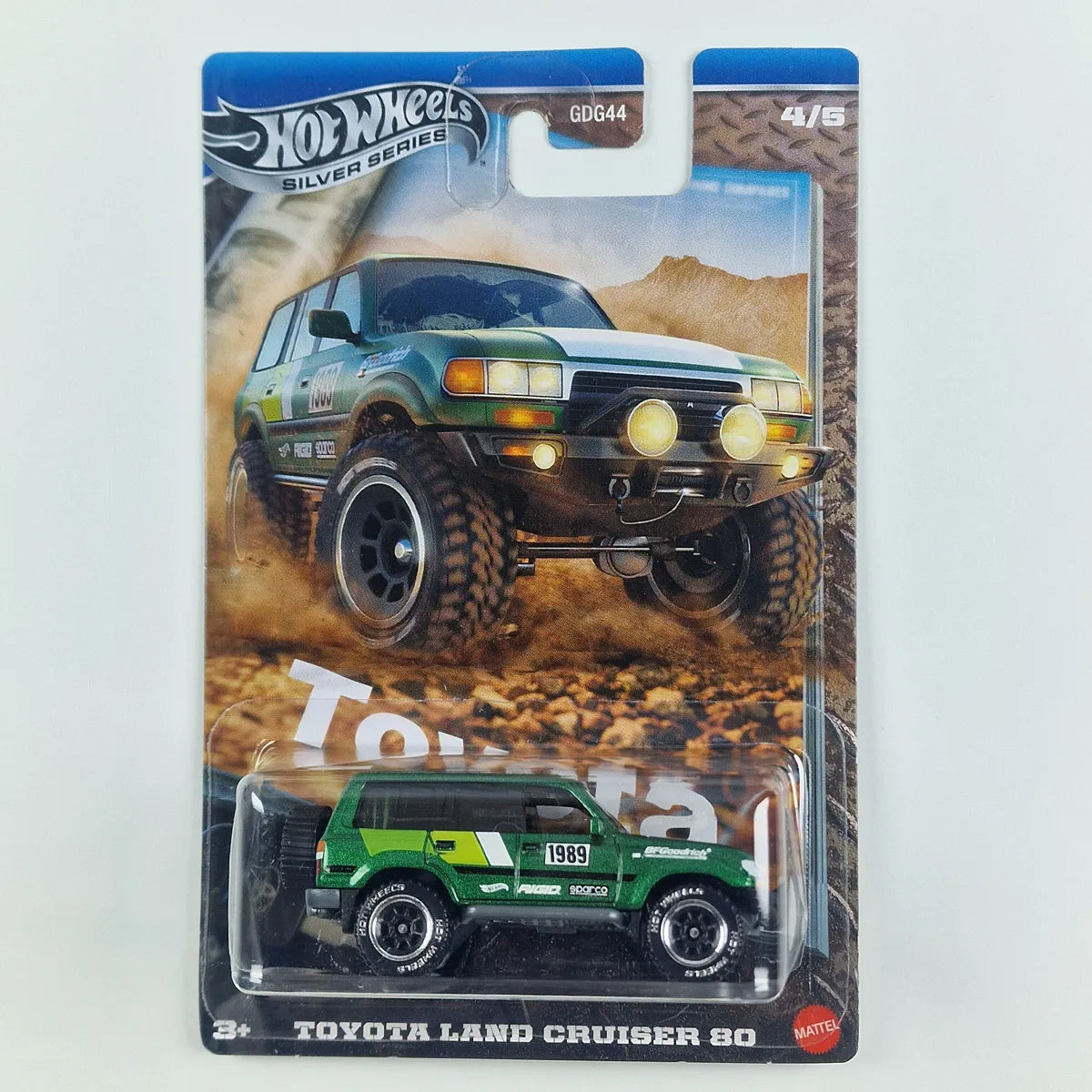 Hot Wheels Silver Series Toyota Land Cruiser 80 Green