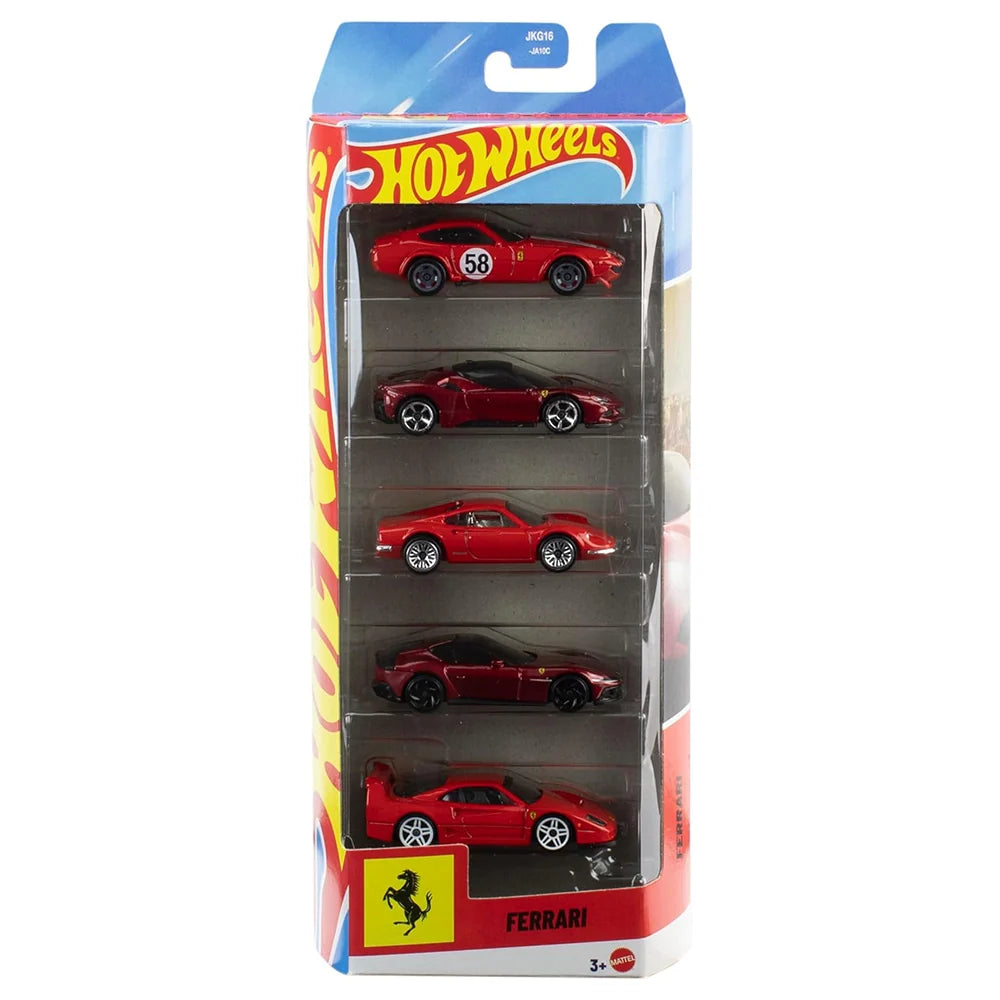 Hot Wheels 5 Pack Ferrari Set
