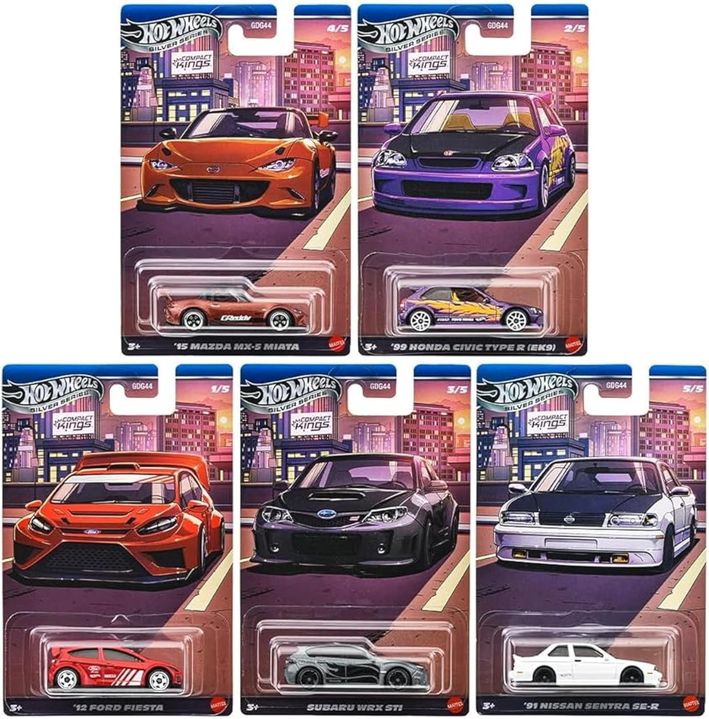 Hot Wheels Silver Series Compact Kings GDG44-987Q