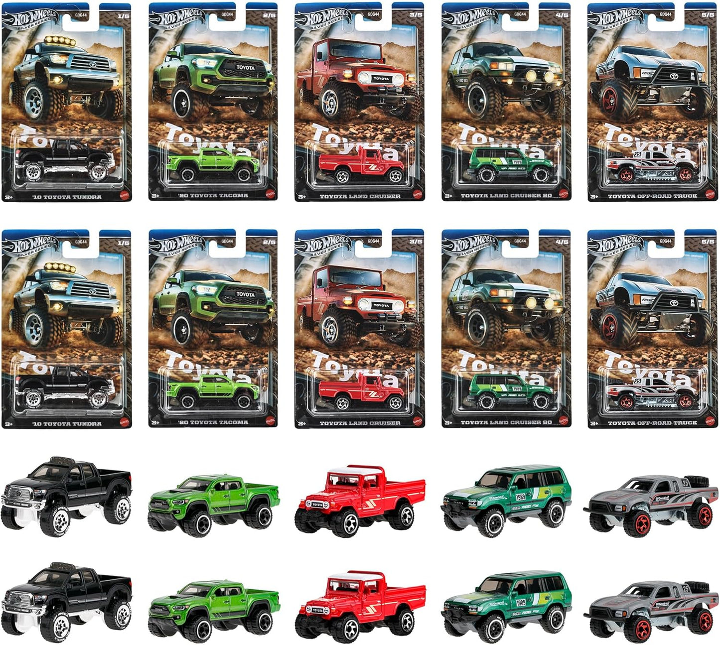 Hot Wheels Silver Series Toyota Trucks GDG44-987N